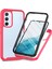 Samsung Galaxy A54 5g Için Dahili Ekran Koruyucu Tam Gövde Koruma Telefon Kılıfı - Pembe (Yurt Dışından) 1