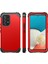 Samsung Galaxy A53 5g Için Yumuşak Silikon Sert Pc Tampon Telefon Kılıfı - Kırmızı (Yurt Dışından) 2