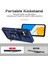 Honor X7 Için Halka Ayaklı ve Kayar Kamera Kapaklı Telefon Kılıf - Mavi (Yurt Dışından) 5