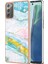 Samsung Galaxy Note 20 Için Mermer Şık Desenli Tpu Tampon Telefon Kılıfı - Altın (Yurt Dışından) 1