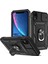 iPhone Xr Için Kayar Lens Koruyucu Halka Standlı Telefon Kılıfı - Siyah (Yurt Dışından) 1