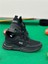 Erkek Spor, Jel Taban, Nefes Alabilen Anorak Gövde, Siyah Beyaz Sneaker, Spor Ayakkabı 4