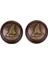4xnovelty Yelken Deseni Ahşap Kulak Tıkacı Et Tünel Sedye Genişletici 16MM 4 Adet Küpe (Yurt Dışından) 2