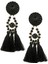Moda Charm Kadın Bohemian Püskül Saçak Dangle Kulak Çiviler Küpe (Yurt Dışından) 1