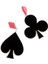 2X9CM/6CM Abizle Akrilik Poker Kartı Sarkla Lady Game Costume 6cm 2 Adet Küpe (Yurt Dışından) 5