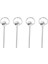 1 Çift Altın Simli Kulak Yuvarlak Top Charms Dekorları Kız Hediye Küpe (Yurt Dışından) 1