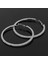 Kadın Kızlar Kristal Alaşım Pürüzsüz Büyük Büyük Yuvarlak Hoop 40MM Küpe (Yurt Dışından) 4