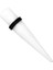 6xwhite Akrilik Genişletici Konik Kulak Sedye Fişi 7/16 '' 6 Adet Küpe (Yurt Dışından) 2
