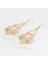 Prettyia Shell Disk Dangle Damla Kristal Rhinestone Jewel Aksesuar Küpe (Yurt Dışından) 5