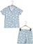 Kız Çocuk Düğmeli Kısa Kollu Pijama Takımı 2