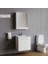 Çizgi 60 cm Beyaz Mdf Banyo Dolabı Takımı 1