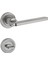 Hisar Inox Nikel Rozetli Wc Banyo Kapı Kolu 1 Takım 1