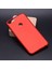 Huawei Y7 2018 Kılıf Soft Mat Premier Case Kırmızı 1