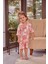 Kız Çocuk Düğmeli Kısa Kollu Pijama Takımı 1