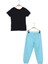 Kız Çocuk Kısa Kollu Pijama Takımı 2