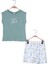 Kız Çocuk Kısa Kollu Pijama Takımı 1