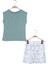 Kız Çocuk Kısa Kollu Pijama Takımı 2