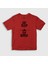 Unisex Çocuk Kırmızı Eat Sleep Fly Repeat Pilot Airplane Uçak T-Shirt 1