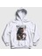 Unisex Beyaz Fight Michonne The Walking Dead Kapüşonlu Sweatshirt 1