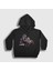 Unisex Çocuk Siyah Geep Gorillaz Kapüşonlu Sweatshirt 1