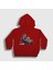 Unisex Çocuk Kırmızı Geep Gorillaz Kapüşonlu Sweatshirt 1