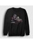 Unisex Siyah Geep Gorillaz Sweatshirt 1