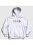 Unisex Beyaz Heartbeat Pilot Airplane Uçak Kapüşonlu Sweatshirt 1