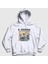 Unisex Beyaz Honda Oyun Street Fighter Kapüşonlu Sweatshirt 1