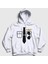 Unisex Beyaz Kaptan Pilot Airplane Uçak Kapüşonlu Sweatshirt 1