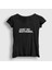 Kadın Siyah Just Do Nothing T-Shirt 1