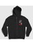 Unisex Siyah Lots Of Guns John Wick Fermuarlı Kapüşonlu Sweatshirt 1