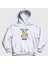 Unisex Beyaz Meow Queen Freddie Mercury Kapüşonlu Sweatshirt 1