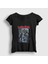 Kadın Siyah Mummy V2 Iron Maiden T-Shirt 1