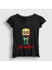 Kadın Siyah Poster Hacker Mr Robot T-Shirt 1