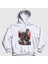 Unisex Beyaz Poster John Wick Kapüşonlu Sweatshirt 1