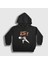 Unisex Çocuk Siyah Ryu Hadouken Street Fighter Kapüşonlu Sweatshirt 1