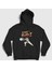 Unisex Siyah Ryu Hadouken Street Fighter Kapüşonlu Sweatshirt 1