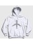 Unisex Beyaz Words Pilot Airplane Uçak Kapüşonlu Sweatshirt 1