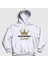 Unisex Beyaz Backgammon King Tavla Kralı Oyun Kapüşonlu Sweatshirt 1