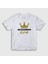 Unisex Çocuk Beyaz Backgammon King Tavla Kralı Oyun T-Shirt 1