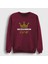 Unisex Bordo Backgammon King Tavla Kralı Oyun Sweatshirt 1