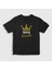 Unisex Çocuk Siyah Backgammon King Tavla Kralı Oyun V3 T-Shirt 1