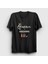Unisex Siyah Queen Of Backgammon Oyun Tavla T-Shirt 1
