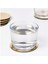 Gold Pleksi Bardak Altlığı 6 Lı Set Pirinç Renk Bardak Altı 2