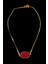 Kolye,altın Kaplama Kordon Zincirli Akik Choker Tasma Kolye 1