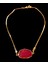 Kolye,altın Kaplama Kordon Zincirli Akik Choker Tasma Kolye 3