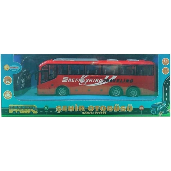 Duman Oyuncak Uzaktan Kumandalı Şarjlı Full Fonksiyonlu Otobüs DMNHT070/071/072 64
