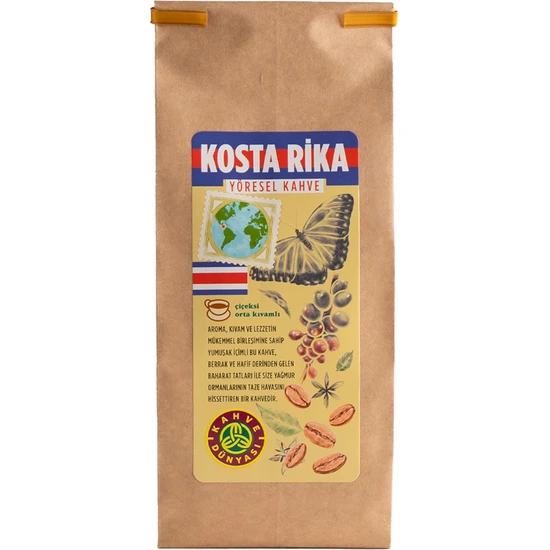 Kahve Dünyası Kosta Rika Yöresel Filtre Kahve 200 gr Çekirdek