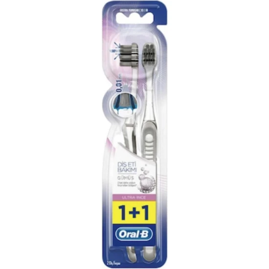 Oral-B Eks Ticaret Oral-B Oral B Ultra Thin   Diş Eti Bakımı 1+1 Ekstra Yumuşak Diş Fırçası Obu1 ( 2014