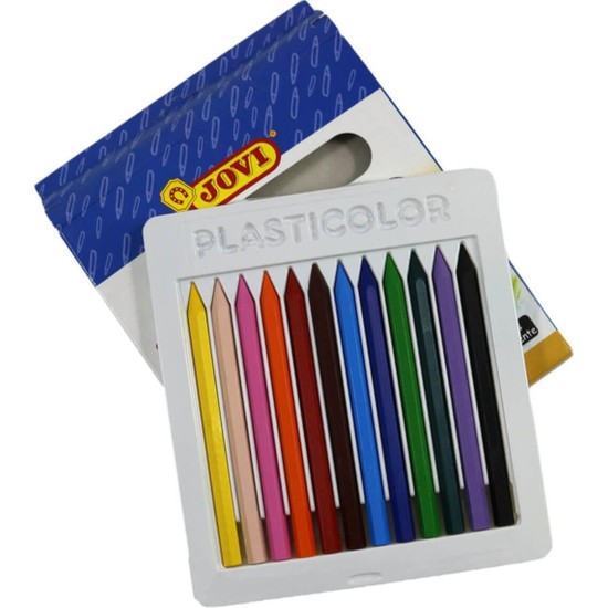 Jovi Plastic Crayons 12 Renk Jumbo Plastik Pastel Boya / Fiyatı